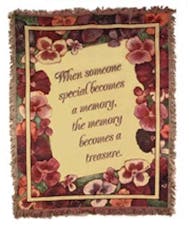 Someone Becomes A Memory Tapestry Throw