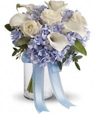In Love With Blue Bridal Bouquet