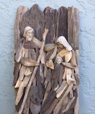 Driftwood Holy Family