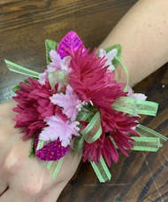 Hot Pink Corsages (Silk)
