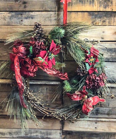 Christmas Delight Wreath (Silk)