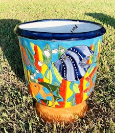 Talavera- Large Cup- Fishes