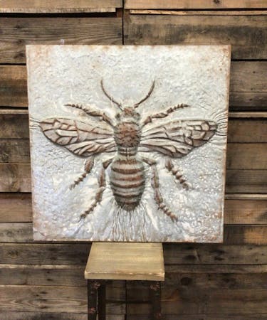 Bee Metal Wall Art