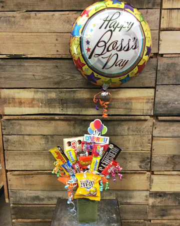 Sweetest Boss Candy Bouquet