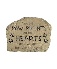 Paw Prints Garden Stone