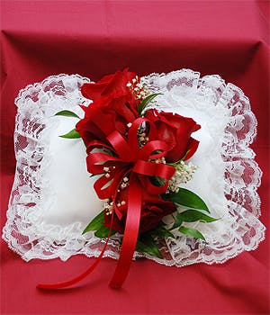 Satin Casket Pillow Port Charlotte (FL) Sympathy Flower Delivery