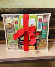 Deluxe Meat and Cheese Wooden Crate