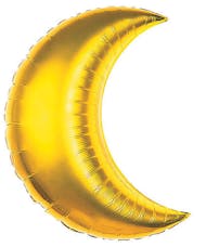 Extra Large Crescent Moon Mylar Balloon