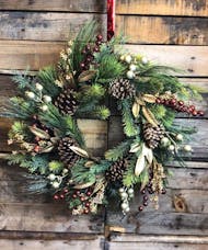 Enchanting Christmas Wreath (Silk)