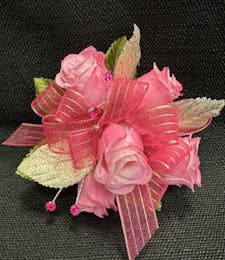Hot Pink Corsages (Silk)
