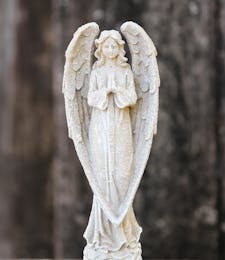 Stonecast Resin Praying Angel