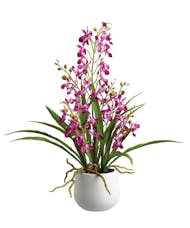 Cymbidium Orchid Plant (Silk)