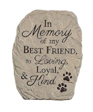 In Memory Of My Best Friend Garden Stone