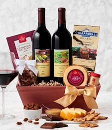 Napa Valley Charm - Wine and Gourmet Gift Basket
